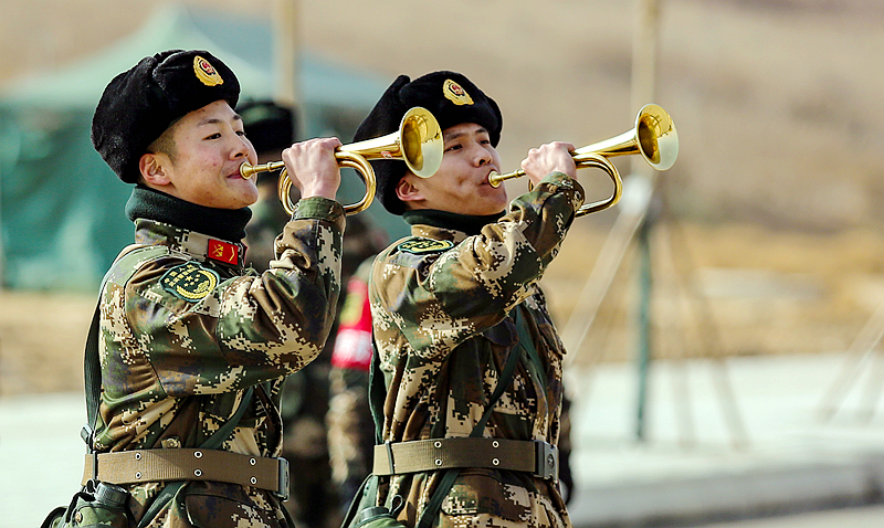 開訓！武警甘肅省總隊拉開新年度軍事訓練戰(zhàn)幕（組圖）