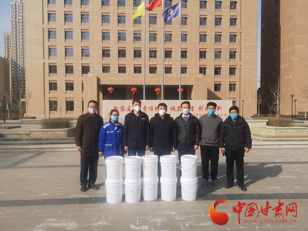 【甘肅全民戰(zhàn)“疫”】暖心！民革蘭州市委會捐助首批1噸防疫物資（圖）
