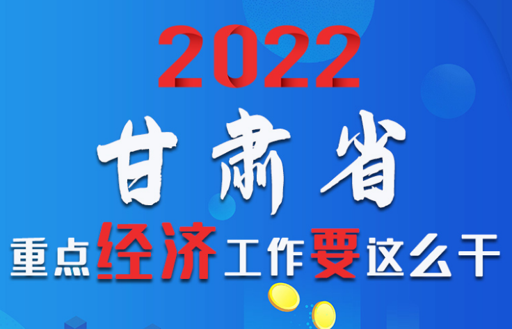 【甘快看·圖解】速覽！2022甘肅省重點經(jīng)濟工作要這么干！
