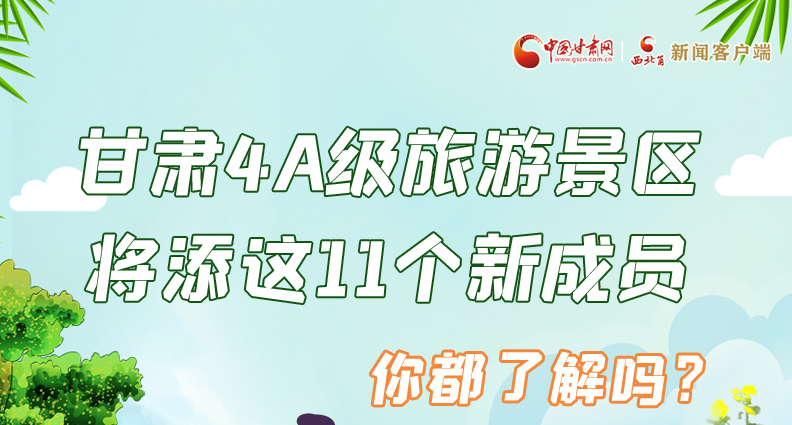 圖解|甘肅4A級(jí)旅游景區(qū)將添這11個(gè)新成員 你都了解嗎？