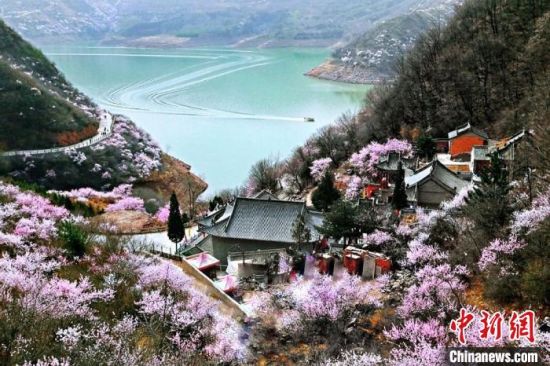 甘肅平?jīng)鍪惺侵袊?guó)優(yōu)秀旅游城市。圖為平?jīng)鲠轻忌较率锾一ㄊ㈤_(kāi)。(資料圖) 平?jīng)鍪形麄鞑抗﹫D