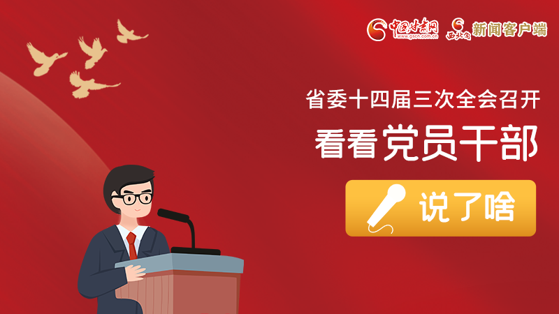 圖解|事關(guān)甘肅省委十四屆三次全會(huì)，黨員干部這么說(shuō)！
