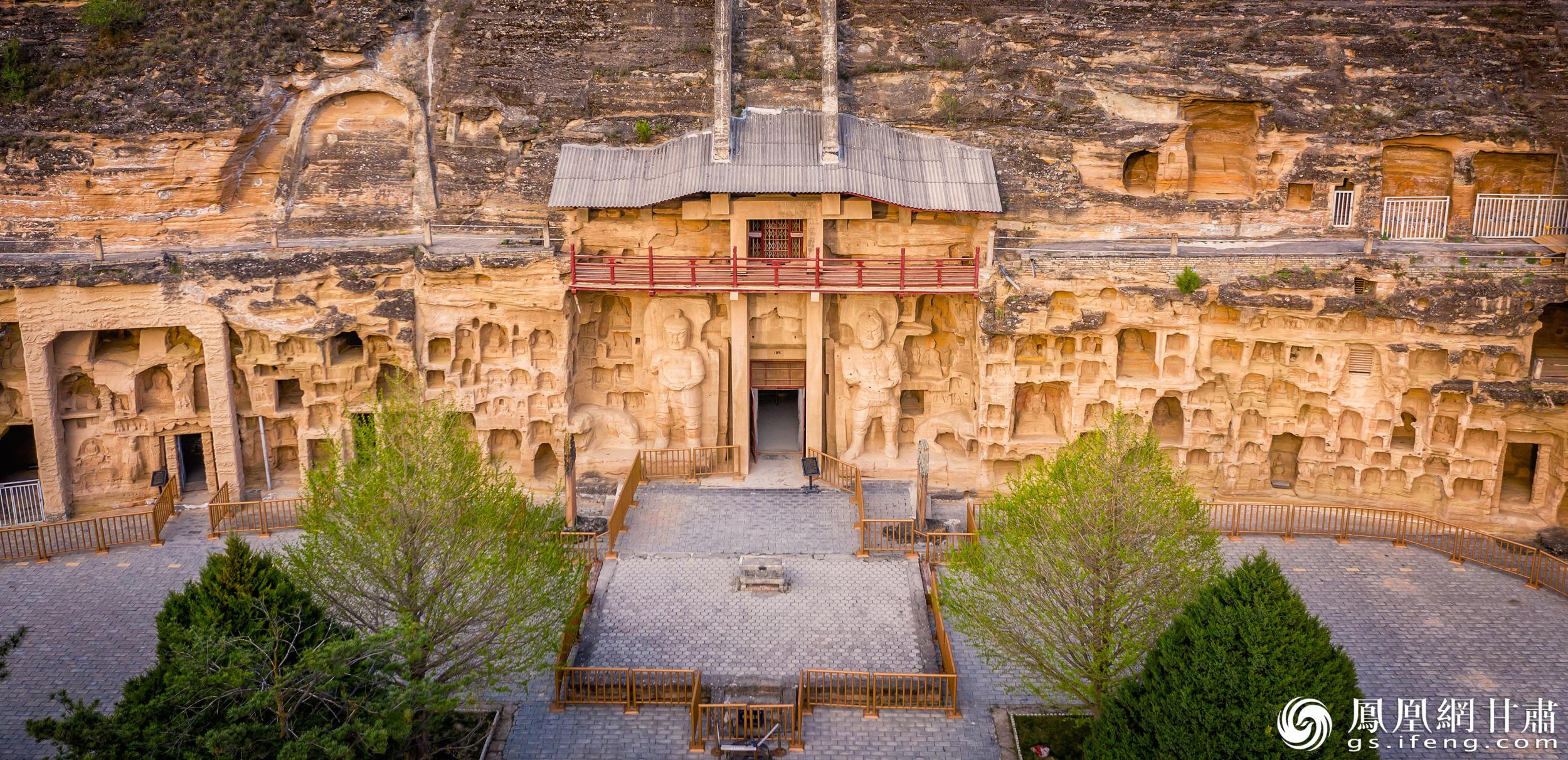 北石窟寺始建于北魏，經(jīng)多個(gè)朝代增修形成密集窟龕。北石窟寺文物保護(hù)研究所供圖