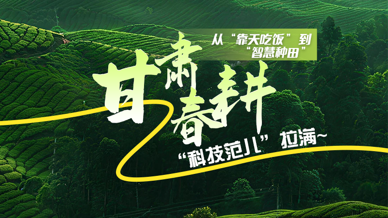 長圖|從“靠天吃飯”到“智慧種田”，甘肅春耕“科技范兒”拉滿